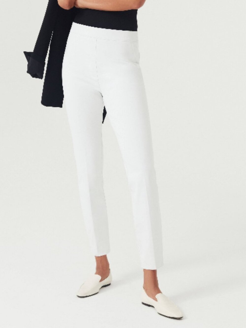 Spanx On the Go Slim Straight Ankle Pant White XL